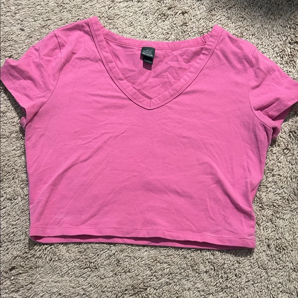 (A4) wild fable Black, Pink & Blue Crop Top Trio - Picture 3 of 4